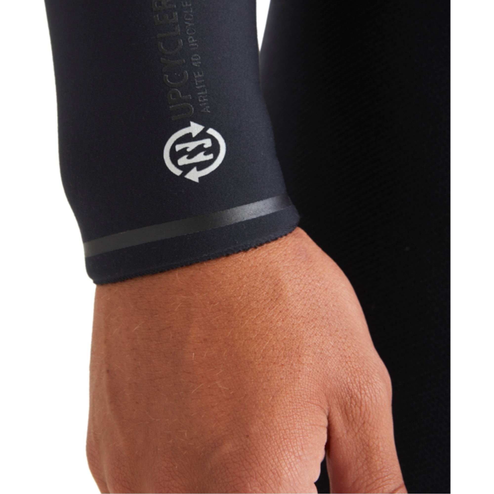 2025 Billabong Heren Furnace Natural 6/5mm Met Capuchon Borst Ritssluiting Wetsuit ABYW200121 - Black